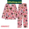 Chucky Valentine Polyester Pajamas - I Wanna Play