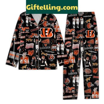 Cincinnati Bengals Welcome To The Jungle Pajamas Set