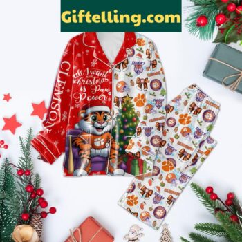 Clemson Tigers All I Want product image showing design and team colors