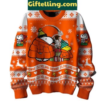 Cleveland Browns Peanuts Snoopy Ugly Sweater