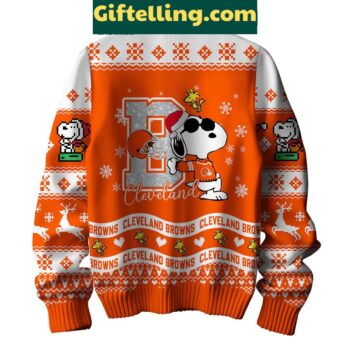 Cleveland Browns Peanuts Snoopy Ugly Sweater