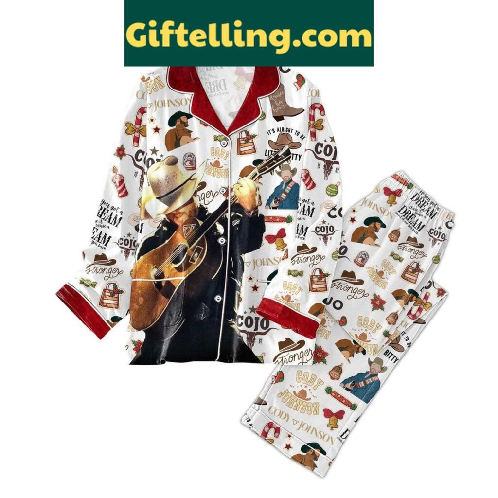Cody Johnson If You Got A Dream Chase It Christmas Polyester Pajamas Set