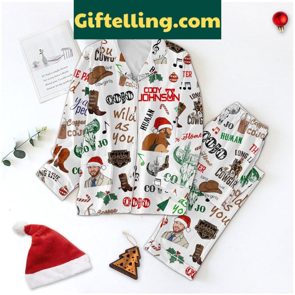 Cody Johnson Wild As You Christmas Polyester Pajamas Set