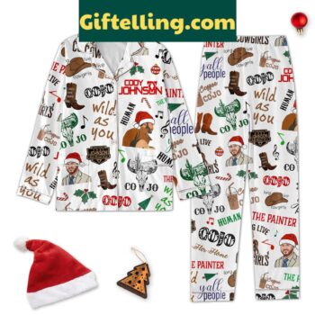 Cody Johnson Wild As You Christmas Polyester Pajamas Set