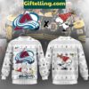 Colorado Avalanche Snoopy Winter Ugly product image showing design and team colors
