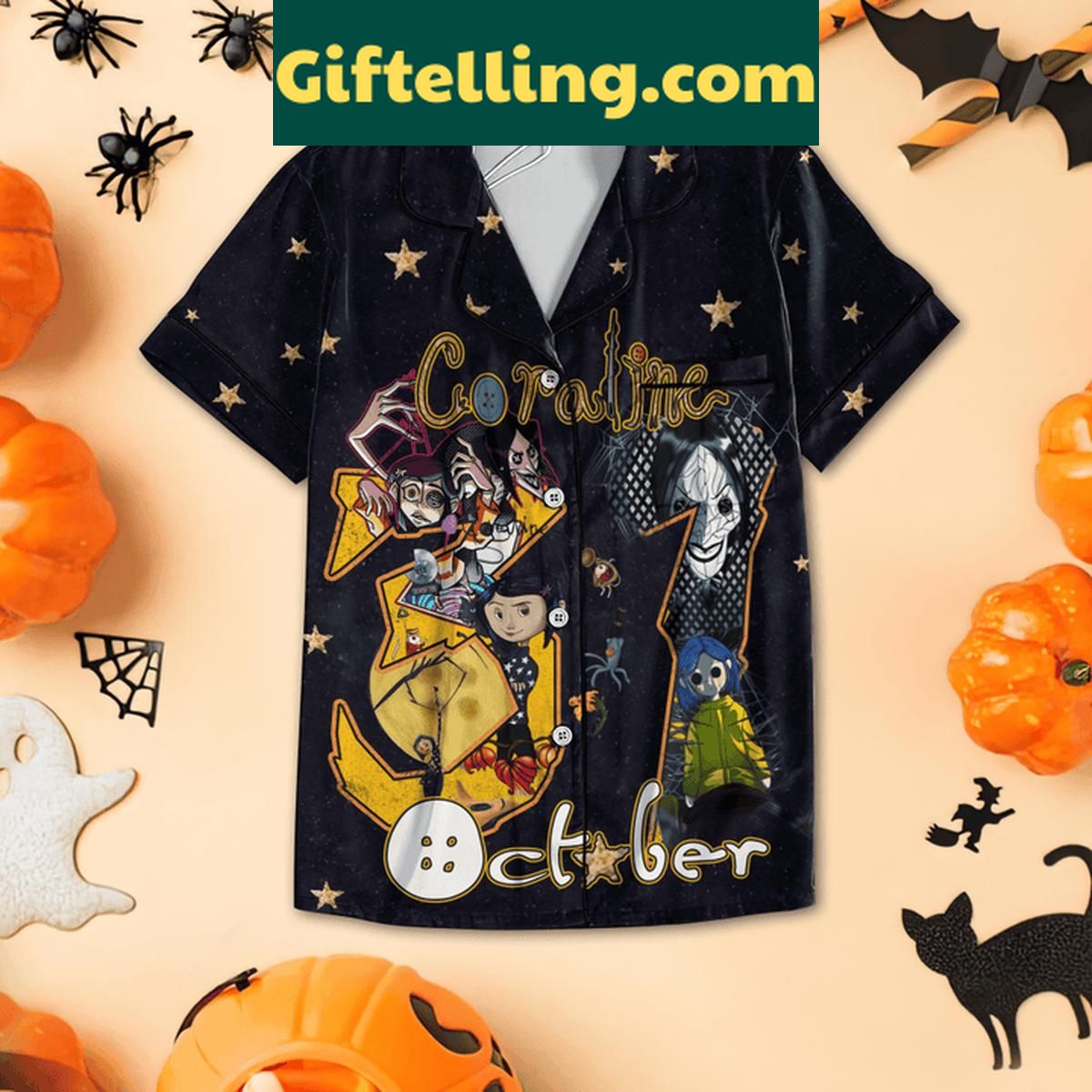 coraline-braver-you-are-pajamas-set-welcome-home-polyester-sleepwear-3 Coraline Braver You Are Polyester Pajamas Set Welcome Home