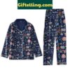 Coraline Halloween Be Careful Polyester Pajamas Set