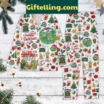 Cowabunga Christmas Pajamas Set with a fun and quirky design