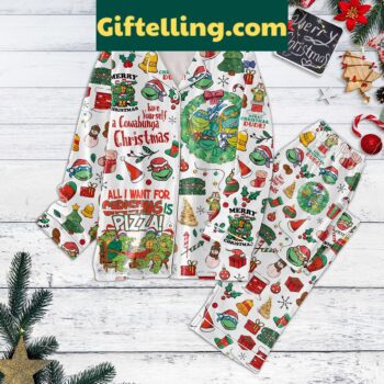Cowabunga Christmas Pajamas Set with a fun and quirky design