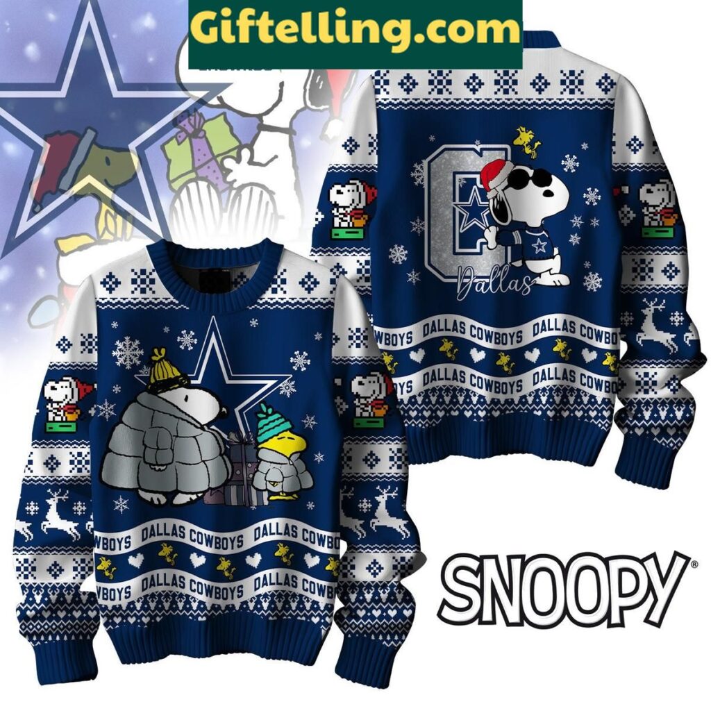 Dallas Cowboys Peanuts Snoopy Ugly Sweater