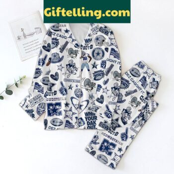 Dallas Cowboys We Dem Boys Pajamas Set for men