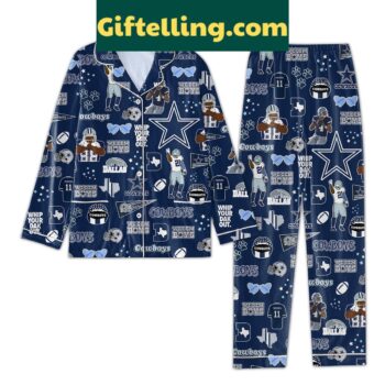 Dallas Cowboys We Dem Boyz Pajamas Set for Men
