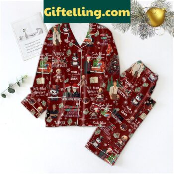 Damon Salvatore Christmas Pajamas Set