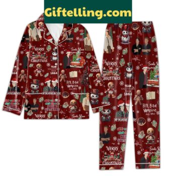 Damon Salvatore Christmas Pajamas Set