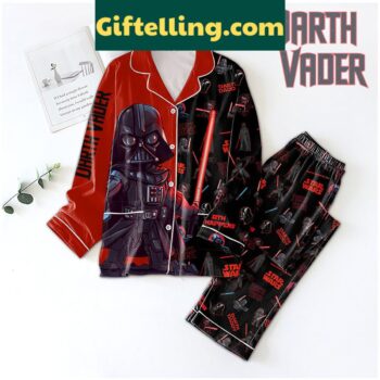 Darth Vader Star Wars Pajamas Set, fleece-lined pajamas with Darth Vader design