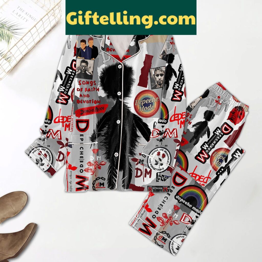 Depeche Mode Playing The Angel Polyester Pajamas Set