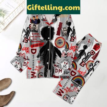 Depeche Mode Playing The Angel Polyester Pajamas Set