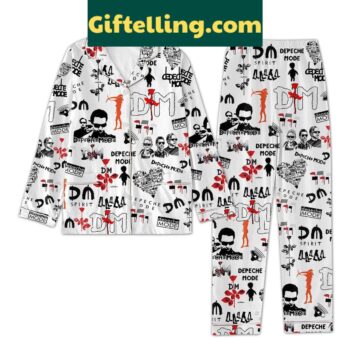 Depeche Mode Spirit White Design Pajamas Set