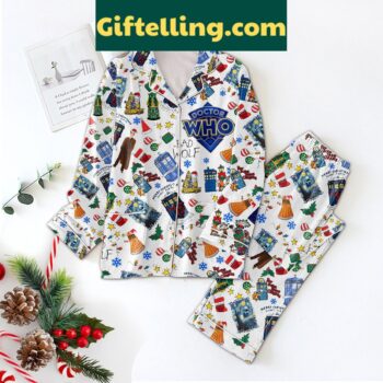 Doctor Who Bad Wolf Christmas Pajamas Set