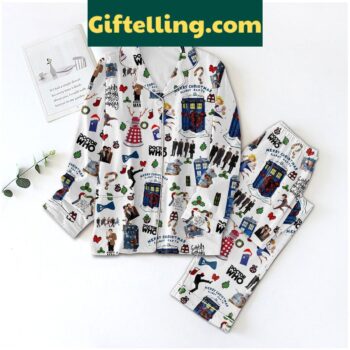 Doctor Who Merry Christmas Planet Earth Pajama Set