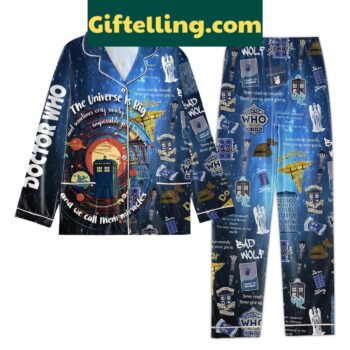 Doctor Who The Universe Is Big Pajama Set