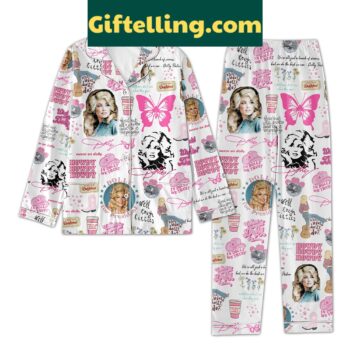 Dolly Parton for President We Trust Pajamas Set, funny sleepwear with humorous design