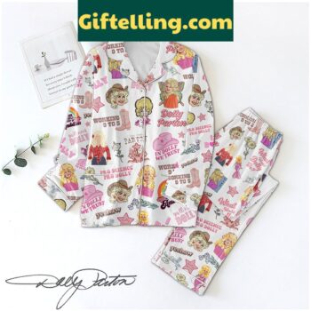Dolly Parton In Dolly We Trust Polyester Pajamas Set for Women