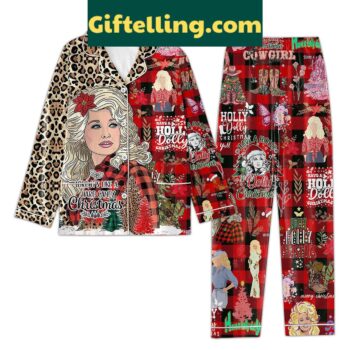Dolly Parton It's Like A Hard Candy Christmas Pajamas Set for Women