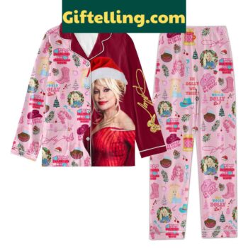 Dolly Parton It's Hard To Be A Diamond In A Rhinestone World Pajamas Set
