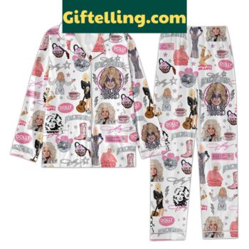 Dolly Parton The Rockstar Dolly For President Pajamas Set