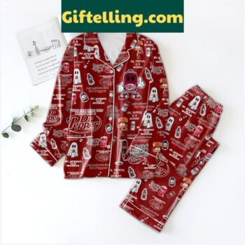 Dr. Pepper Christmas Polyester Pajamas Set