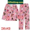 Drake Hotline Valentine Polyester Pajamas Jumpsuit
