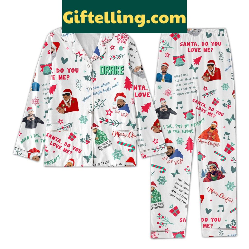 Drake I Know When Those Heigh Bells Ring Pajamas Set main image
