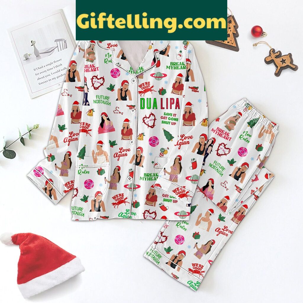 Dua Lipa Break My Heart Love Again Women's Pajamas Set