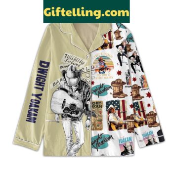 Dwight Yoakam I'm A Honky Tonk Man Polyester Pajamas Set