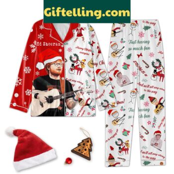 Ed Sheeran Just Having So Much Fun Pajamas Set