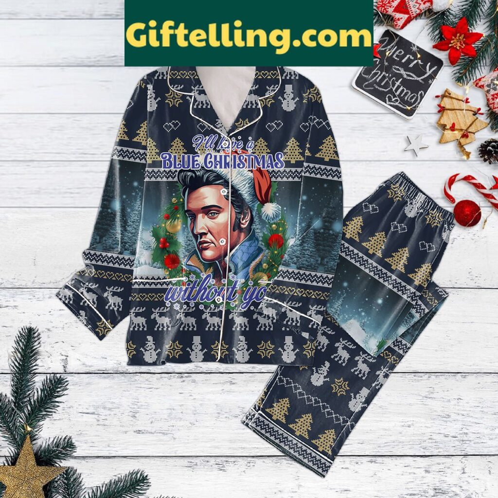 Elvis Presley Christmas Pajamas Set