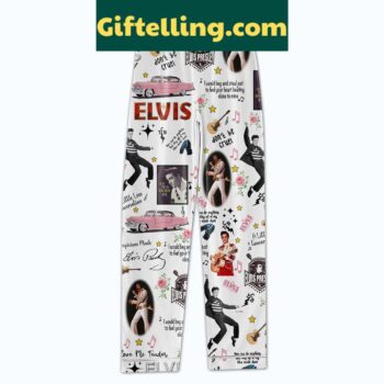 Elvis Presley Don't Be Cruel Polyester Pajamas Set for Men and Women