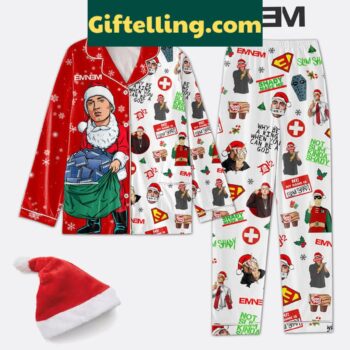 Eminem Holidays Santa Merry Christmas product image showing design and team colors