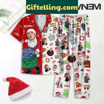 Eminem Holidays Santa Merry Christmas product image showing design and team colors