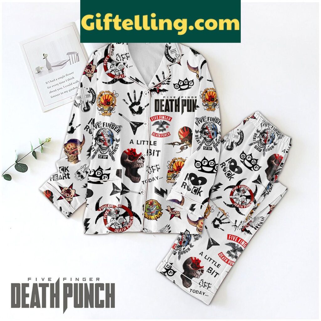 Five Finger Death Punch rock band pajamas set for men and women