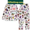 Five Nights At Freddy's Christmas Silk Pajamas Set with Bonnie Bowl Afton Robotics design