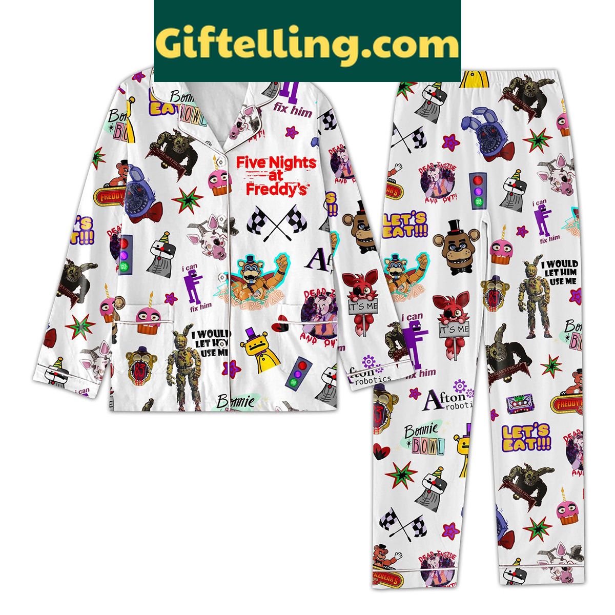 five-nights-at-freddys-christmas-silk-pajamas-set-bonnie-bowl-afton-robotics-dead-inside-1 Five Nights At Freddy's Christmas Silk Pajamas Set with Bonnie Bowl Afton Robotics design
