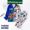 Florida Gators Fowdy Reptiles The Swamp Polyester Pajamas Set
