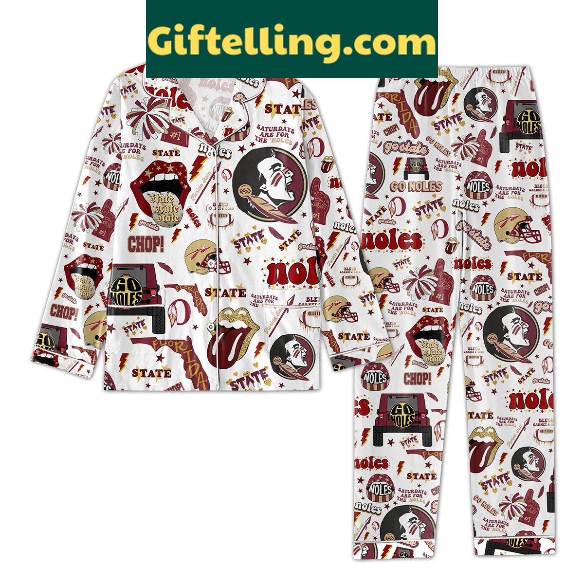 florida-state-seminoles-saturdays-are-for-the-noles-pajamas-set-show-team-spirit-in-style-1 Florida State Seminoles Saturdays Are For The Noles Pajamas Set