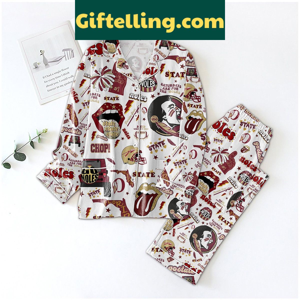 florida-state-seminoles-saturdays-are-for-the-noles-pajamas-set-show-team-spirit-in-style-2 Florida State Seminoles Saturdays Are For The Noles Pajamas Set