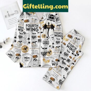 Fourth Wing Revolution Fly Or Die Polyester Pajamas Set