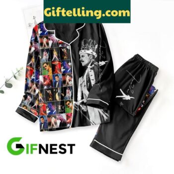 Queen Freddie Mercury The King Christmas Polyester Pajamas Set