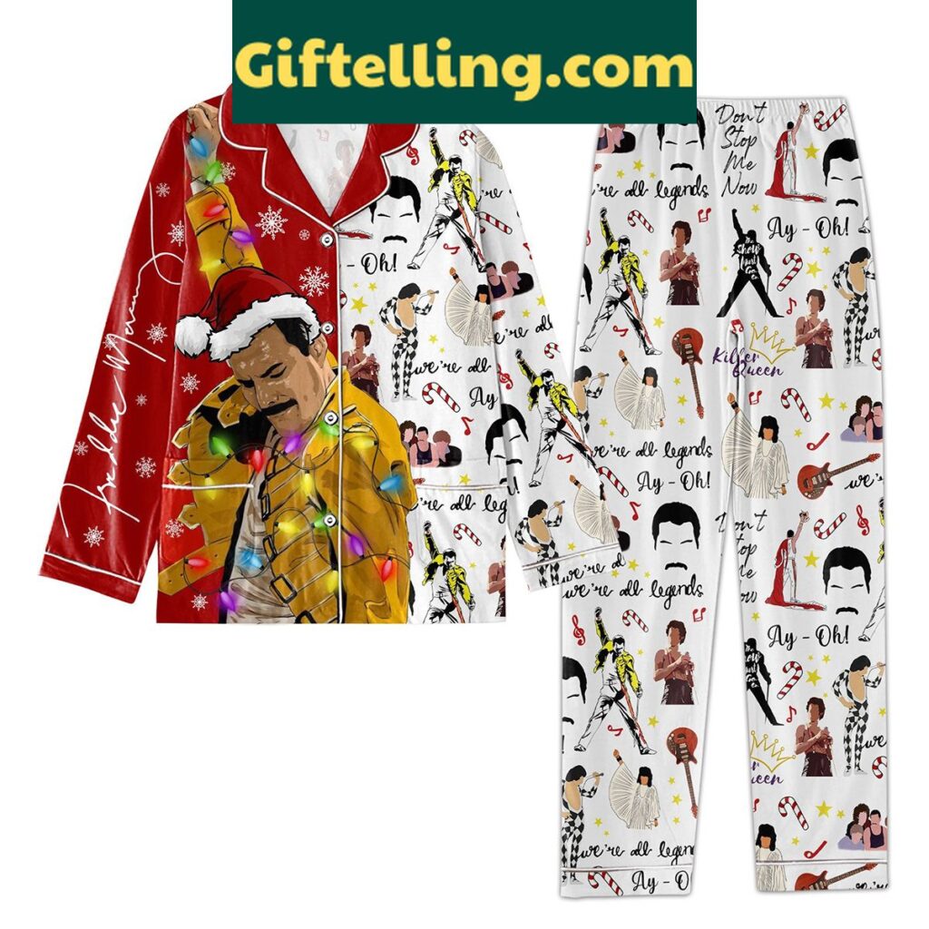 Freddie Mercury Don't Stop Me Now Pajamas Set