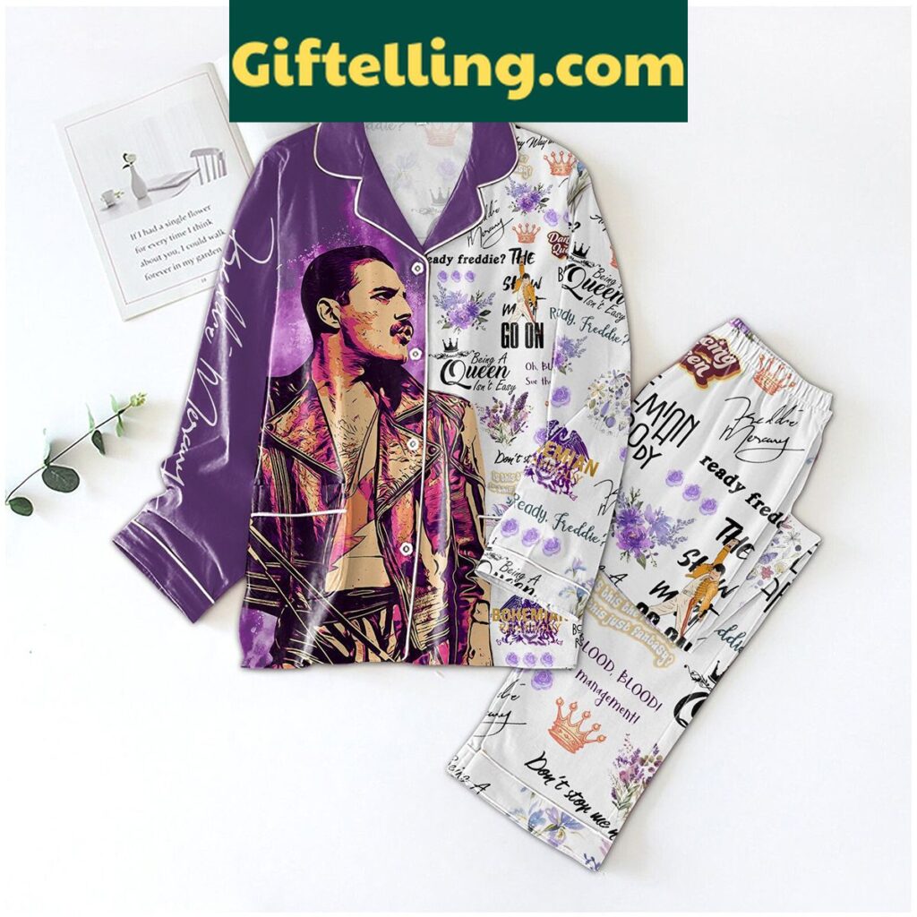 Freddie Mercury Nohemian Rhapsody Pajamas Set